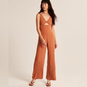 Abercrombie & Fitch Rust Jumpsuit